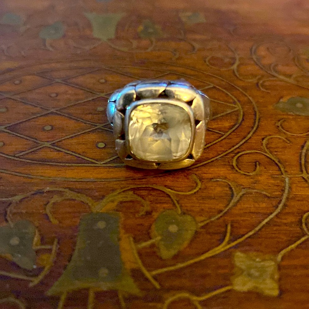 John Hardy Kali White Topaz Ring . Xs
